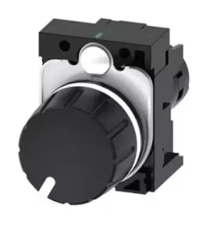 Image of Siemens Black, SIRIUS ACT Series, 22mm Cutout, Round