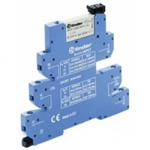 Image of Finder 39.41.0.024.5060 MasterINPUT Electromechanical Relay Interface Module EMR SPDT CO 250V AC 6A