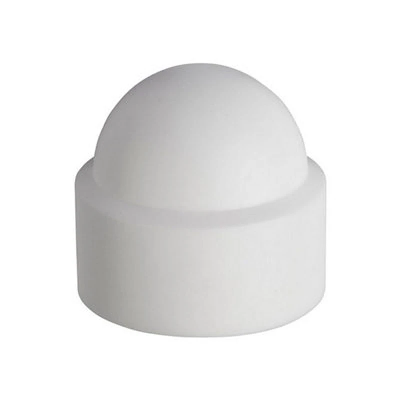 Image of Unifix White Plastic Cover Caps M5 - Nncw05 - Suitable For Nuts Or Bolts - Box Of 100