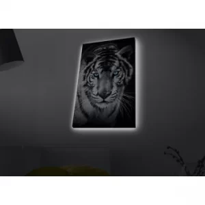 Image of 4570MDACT-053 Multicolor Decorative LED Lighted Canvas Painting