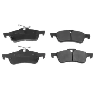 Image of Brake Pad set ADH24289 by Blue Print Rear Axle