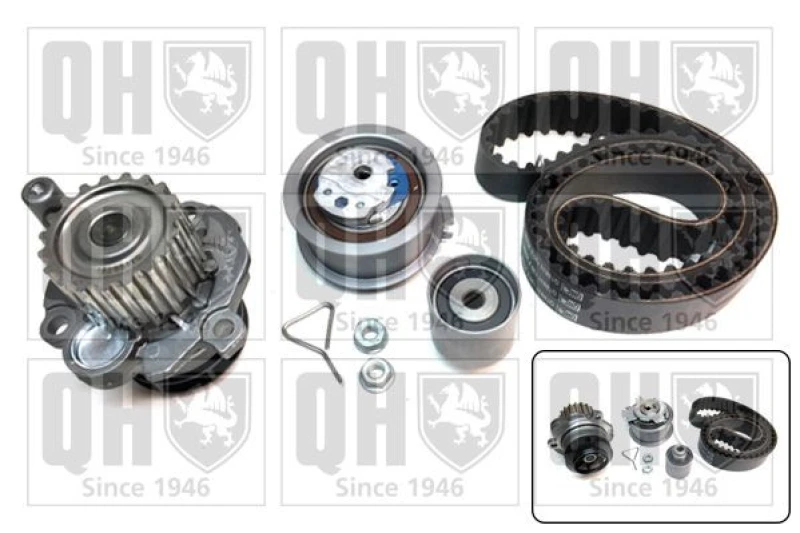 Image of QUINTON HAZELL Water pump and timing belt kit QUINTON HAZELL QBPK6254