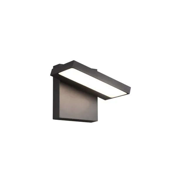 Image of Horton Modern Outdoor Modern Wall Lamp Anthracite 3000K IP54