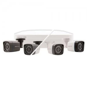 Image of ESP 4 Channel 500GB Rekor HD CCTV Bullet Kit - 2 Camera - Grey