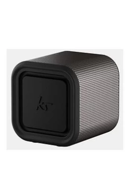 image of Kitsound Boomcube 15 Bluetooth Speaker - Black/Gunmetal