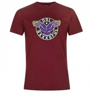 Diesel Hands T Shirt - Burgundy 42M