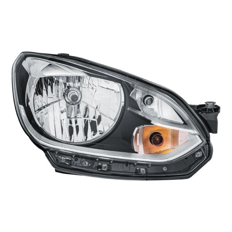 Image of HELLA 1EJ 010 670-061 Headlights H4, Right, without bulbs, Halogen Headlight (259)