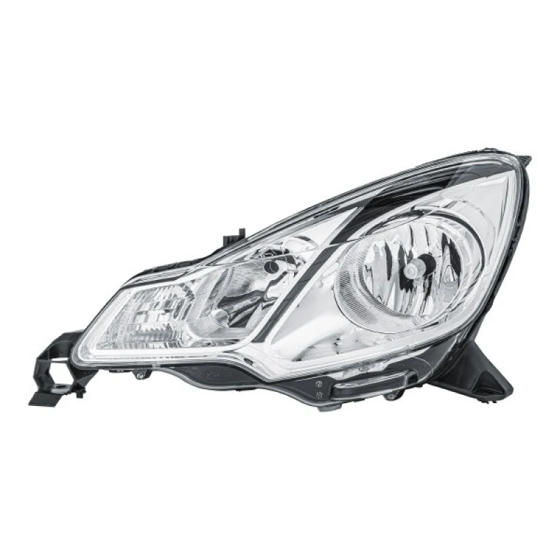 Image of HELLA 1EJ 354 674-051 Headlights H1, Left, with motor for headlamp levelling, Bulb Technology Headlight (259)