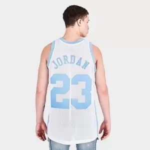 image of Mitchell And Ness Ncaa North Carolina Tarheels Michael Jordan Authentic Jersey, White, Male, Basketball Jerseys, AJY53518-UNC83MJOWHI