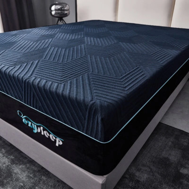 Image of Ezysleep Ezysleep 30cm Memory Foam Support Mattress - 5 Year Warranty in Blue Size: Small Single Blue Small Single Unisex 0721545336019