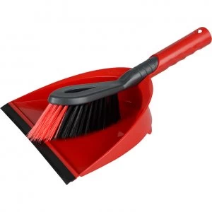 image of Vileda 2 In 1 Dustpan and Brush Set