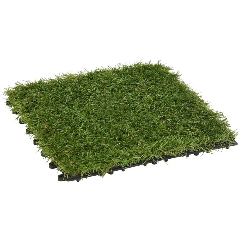 Image of VIDAXL Artificial Grass Tiles 22 pcs Green 30x30cm Vidaxl 8720286195277