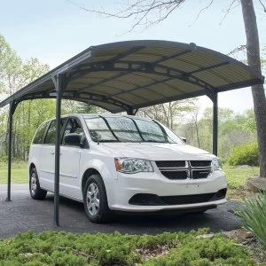 image of Palram Atlas 9' x 16' Carport - Grey