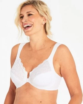 Glamorise Elegance White Bra