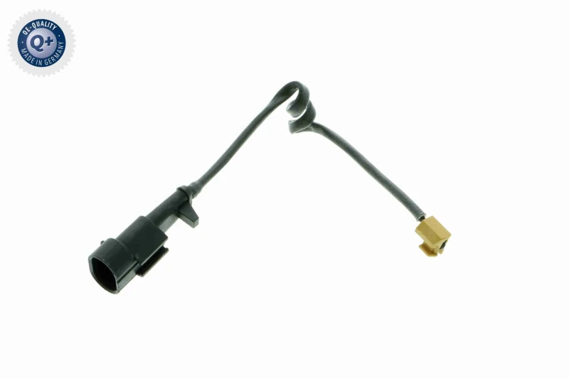 Image of VEMO V27-72-0003 Brake Pad Wear Sensor Q+, original equipment manufacturer quality MADE IN GERMANY, Front Axle Warning Contact,brake pad wear (407)