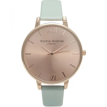 Image of Sunray Rose Gold & Mint Watch