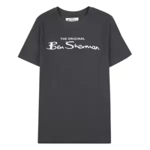 image of Ben Sherman Original T-Shirt Junior Boys - Grey