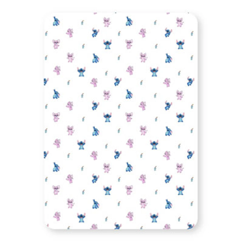 Image of Disney Stitch Lilo & Stitch Chill Double Fitted Sheet Purple unisex Double