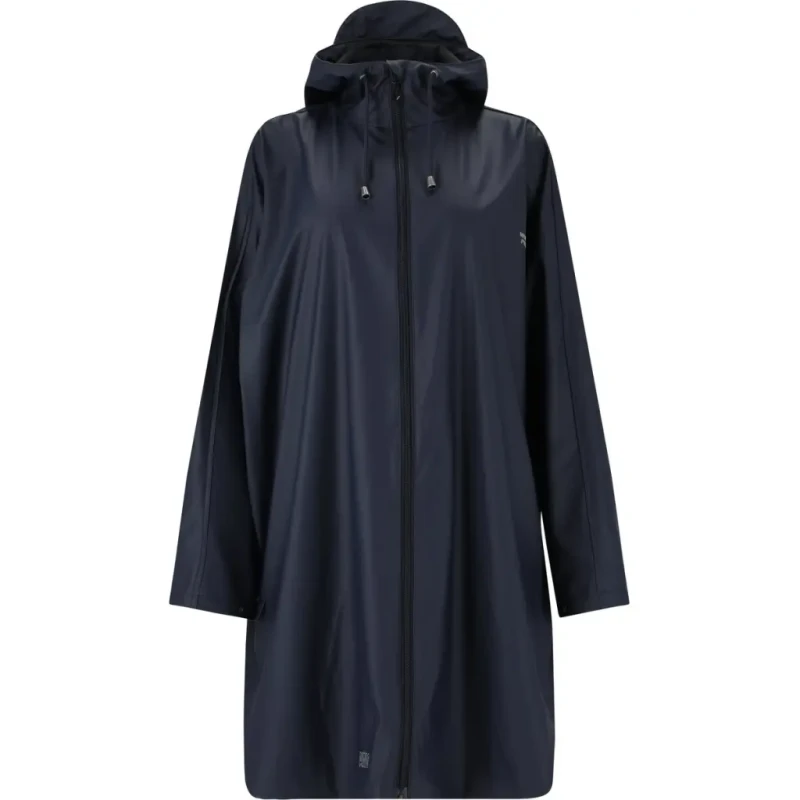 Image of Weather Report Womens waterproof poncho Weather Report Flame PU Bleu Female S/M