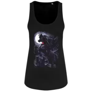 image of Requiem Collective Womens/Ladies Prince Of Demons Vest Top (L) (Black)