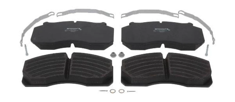 Image of FERODO FCV1821B Brake pad set prepared for wear warning indicator, with accessories Brake Pad Set,disc brake (402)