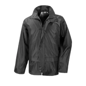 image of Result Mens Core Stormdri Rain Over Jacket (L) (Black)