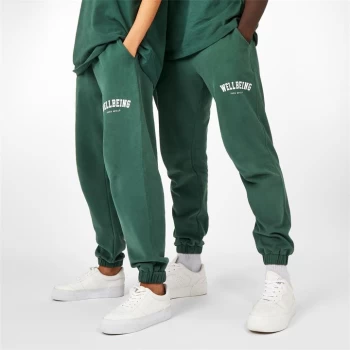 Jack Wills Unisex Wellbeing Joggers - Dark Green