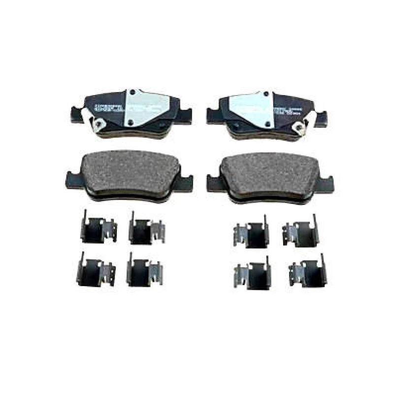 Image of ZIMMERMANN 24664.160.2 Brake pad set Rear Axle, with acoustic wear warning, with spring Brake Pad Set,disc brake (402)