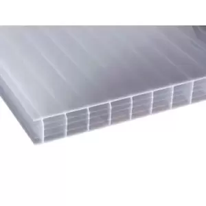 image of Corotherm Opal Effect Polycarbonate Multiwall Multiwall Roofing Sheet (L)2.5M (W)980mm (T)25mm