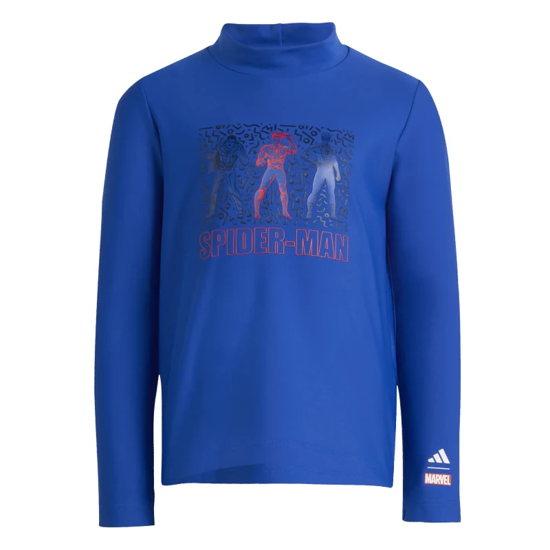 Image of Children's rashguard adidas Marvel Spider-Man Bleu Male 7/8 ans