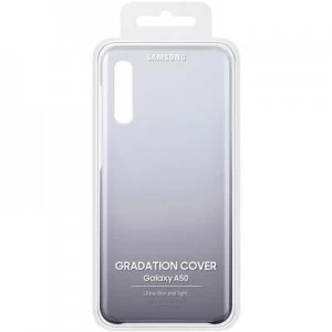 image of Samsung Gradation Cover EF-AA505 Back cover Samsung Galaxy A50 Black, Transparent