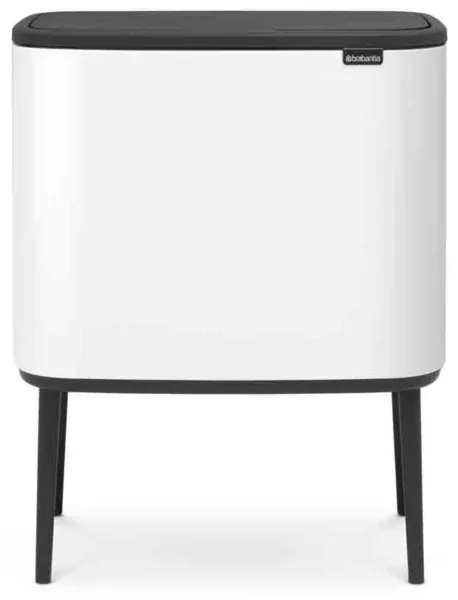 Image of Brabantia Bo Touch Bin 3 X 11L - White