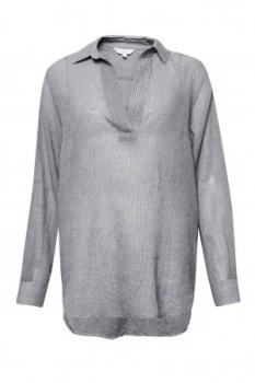 Image of French Connection Stamos Patterned Top Grey