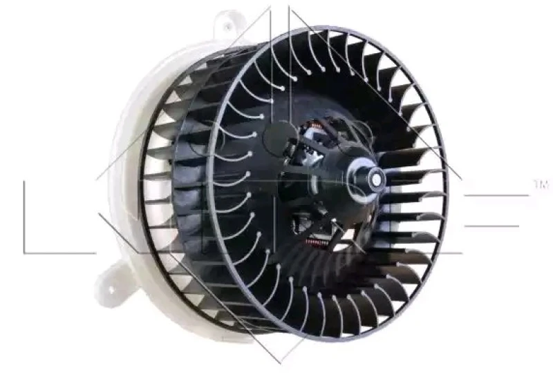 Image of NRF 34082 Blower Motor for left-hand drive vehicles, without integrated regulator Interior Blower (2669)