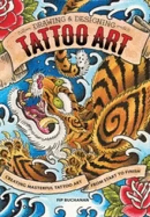 Image of drawing and designing tattoo art creating masterful tattoo art from start t