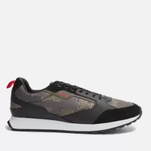 Image of HUGO Icelin Camo Open Green Trainers