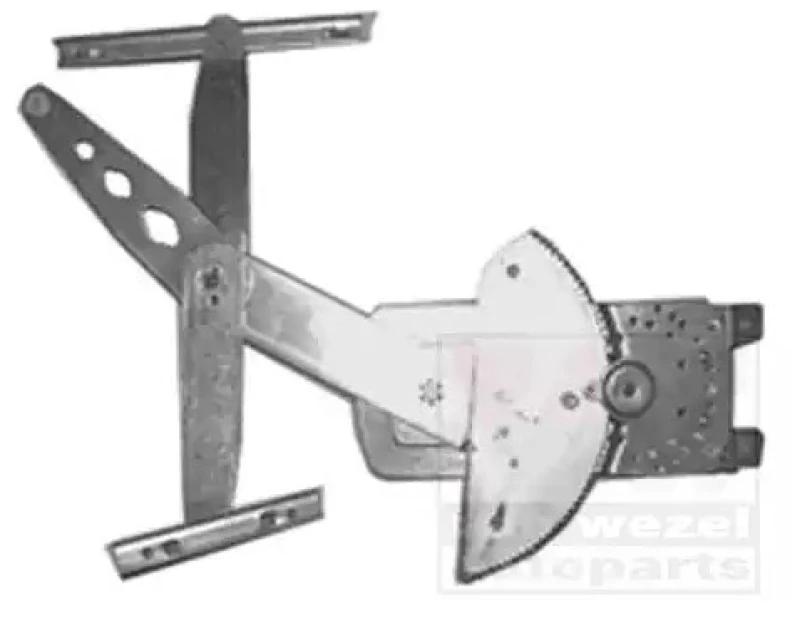 Image of VAN WEZEL 3779262 Window regulator Right Front, Operating Mode: Electric, without electric motor Window Winder (1561)