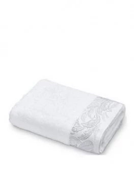 image of Accessorize Mozambique Bath Sheet - White