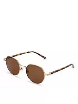 Image of Ted Baker Crab Sunglasses, Light Gold, Men