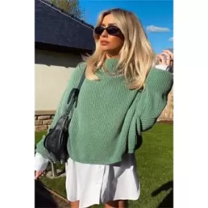 Image of I Saw It First Slouchy Jumper - Green
