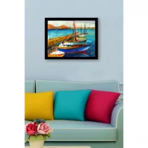 Image of SC0707 Multicolor Decorative Framed MDF Painting
