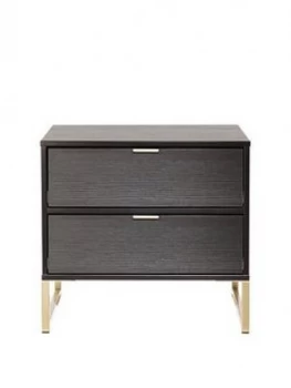 Image of Swift Diego Ready Assembled 2 Drawer Bedside Chest