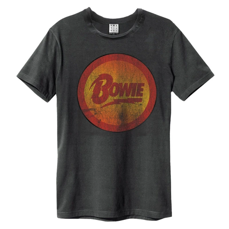 Image of Amplified Amplified Men Diamond Dogs David Bowie T-Shirt in Charcoal Size: X-Small Charcoal XS Male 5063238116542