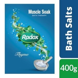 image of Radox Bath Therapy Muscle Soak Herbal Bath Salts 400g