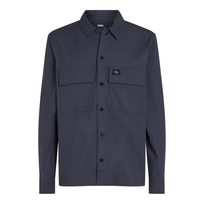 Image of Calvin Klein Jeans CARGO OVERSHIRT - Blue Blue L