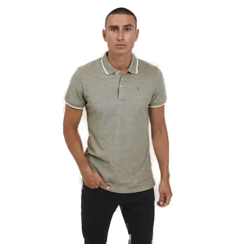 Image of casual friday Two-tone Polo shirt Casual Friday tristan Jaune Unisex XL