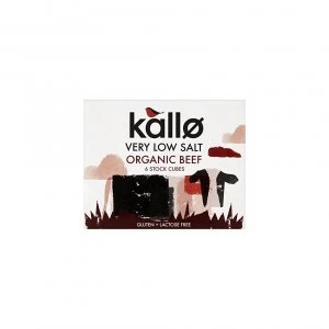 image of Kallo Foods Organic Beef Stock Cube 48g (Pack of 5)