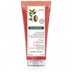 image of Klorane Cupuacu Fleur d'Hibiscus Nourishing Shower Gel 200ml