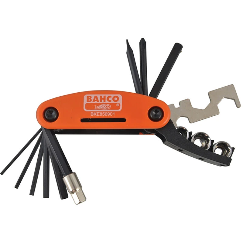 Image of Bahco Bahco BKE850901N Multi Bike Pocket Tool BAHBIKETOOL BKE850901