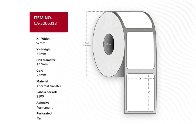 Image of CAPTURE Lel 57 x 32mm. Core 25mm.
